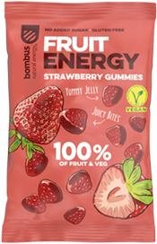 Étrend-kiegészítő Bombus Fruit Energy Eper gumicukor 35 g