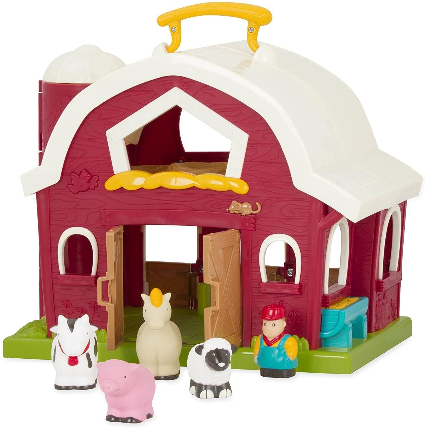 Figura kiegészítő B-Toys Big Red Barn Farm állatkákkal