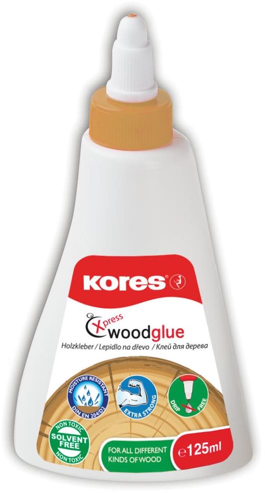 Folyékony ragasztó KORES Fehér Wood Glue 125 ml