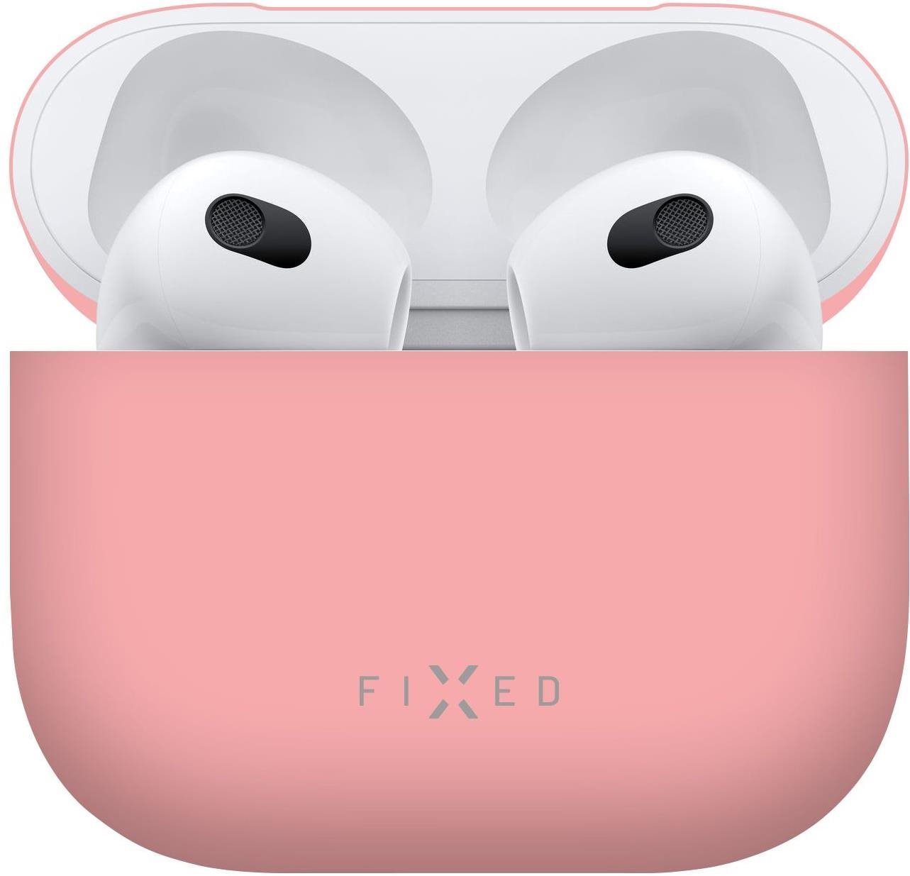 Fülhallgató tok FIXED Silky Apple Airpods 3-hoz