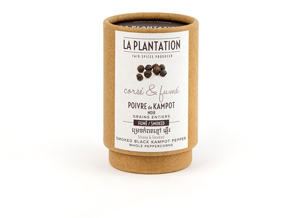 Fűszer La Plantation Füstölt fekete kampot bors