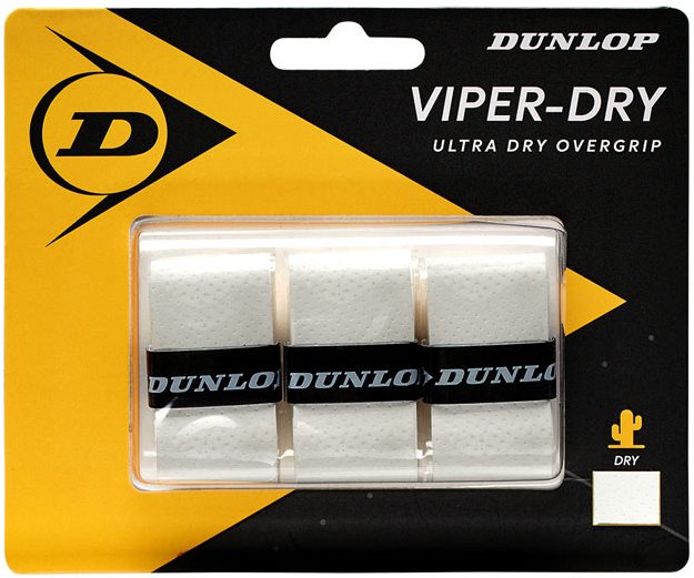 Grip ütőhöz DUNLOP Viper-Dry wrap fehér