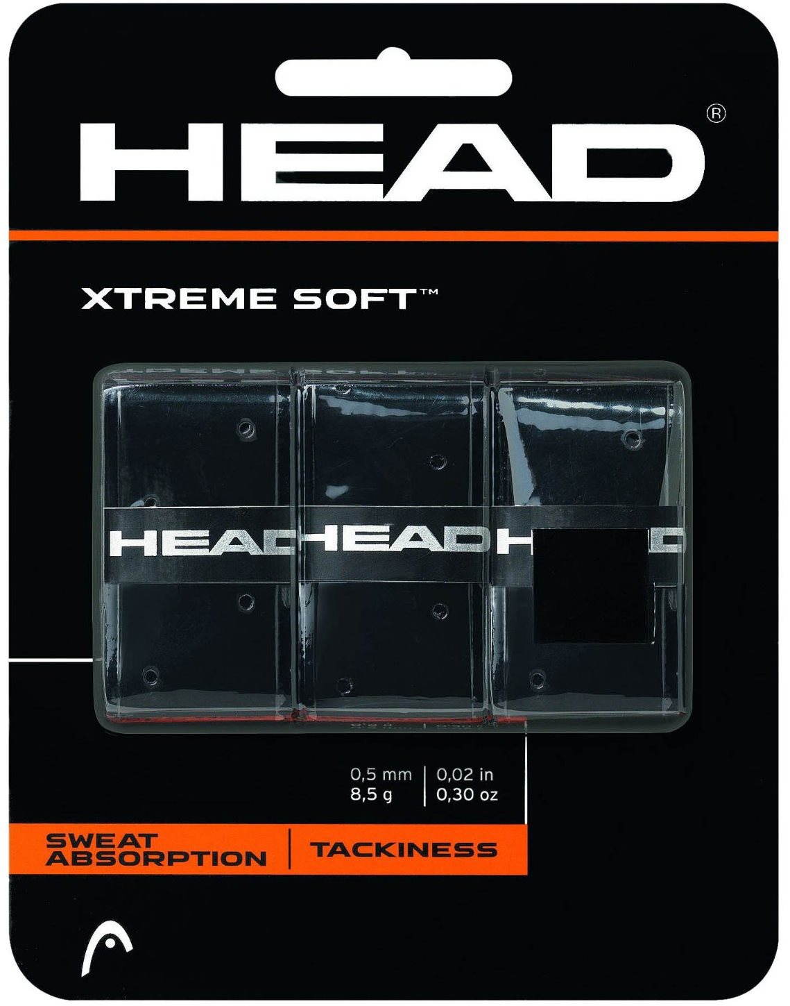 Grip ütőhöz Head Xtreme Soft 3 db black