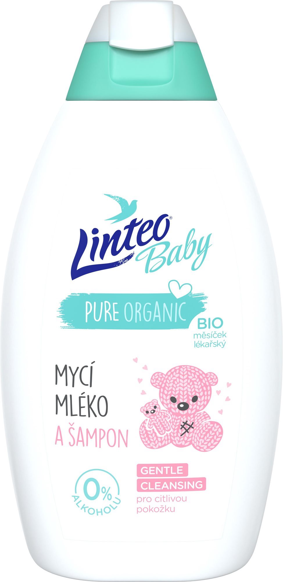 Gyerek szappan LINTEO BABY Baby tisztító tej és sampon 425 ml