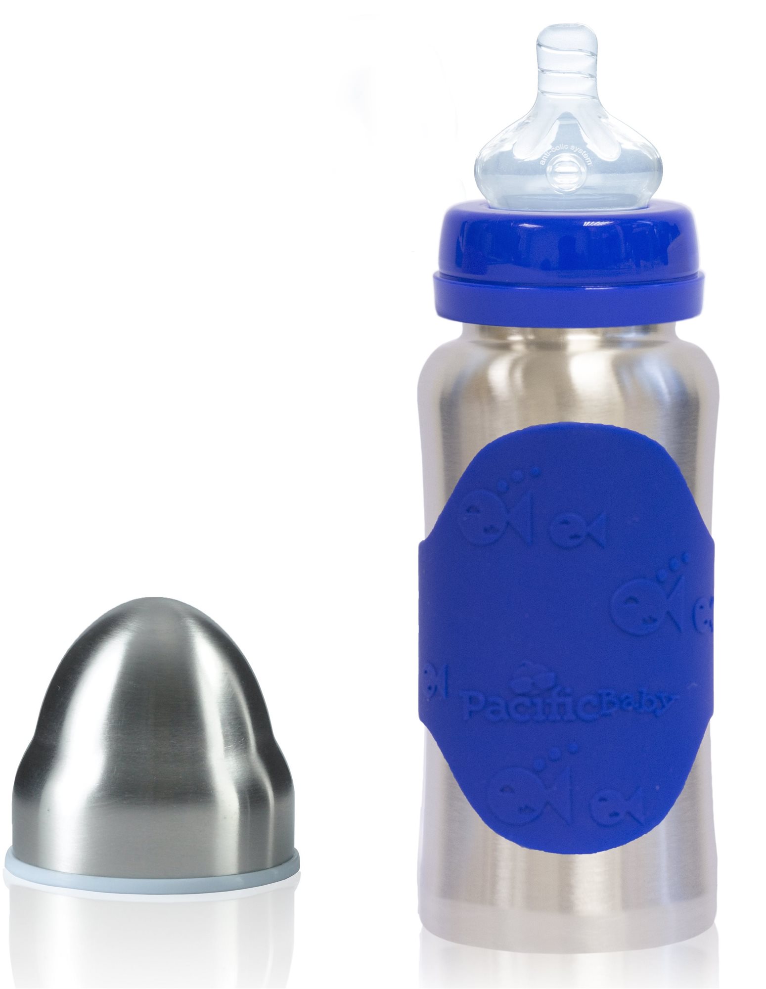 Gyerek termosz PACIFIC BABY Hot-Tot 200 ml - kék / ezüst
