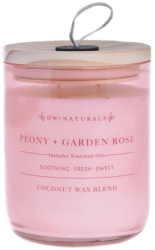 Gyertya DW Home Bazsarózsa és Kerti rózsa - Peony & Garden Rose 520 g