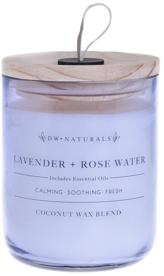 Gyertya DW Home Levendula és Rózsavíz - Lavender & Rose Water 520 g