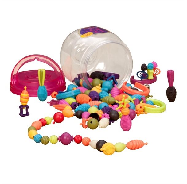 Gyöngyök B-Toys pattintható gyöngyök és formák Pop Arty  150 db