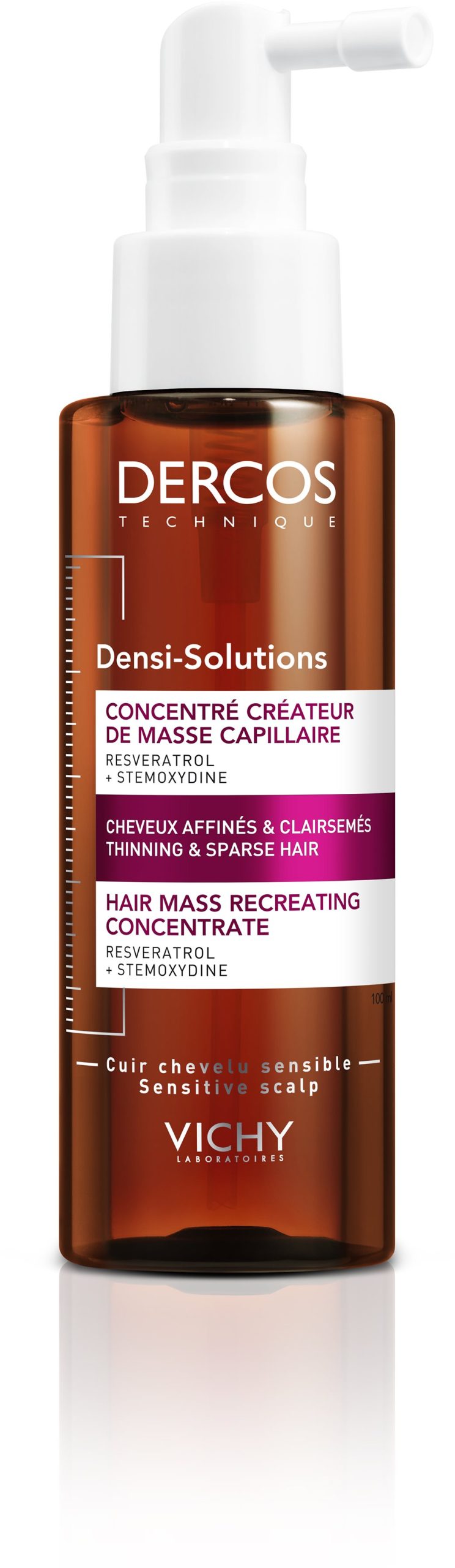 Hajápoló VICHY Dercos Densi-Solutions haj sűrűséget támogató kezelés 100 ml