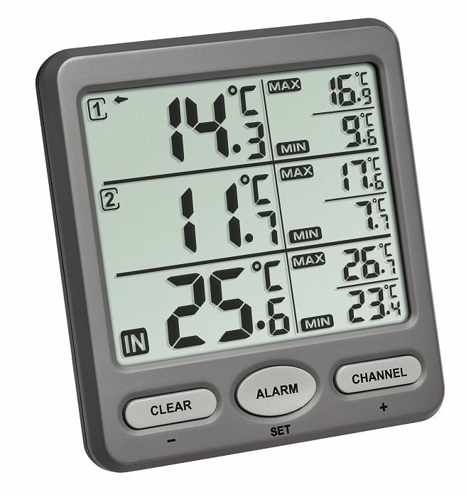 Időjárás állomás Vezeték nélküli hőmérő TFA 30.3062.10 TRIO