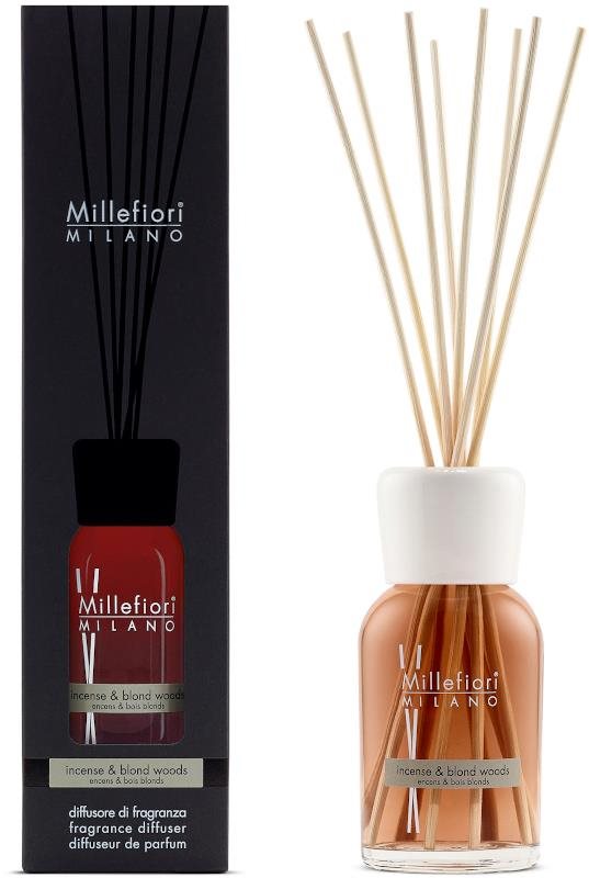 Illatpálca MILLEFIORI MILANO Natural Incense And Blond Woods 250 ml