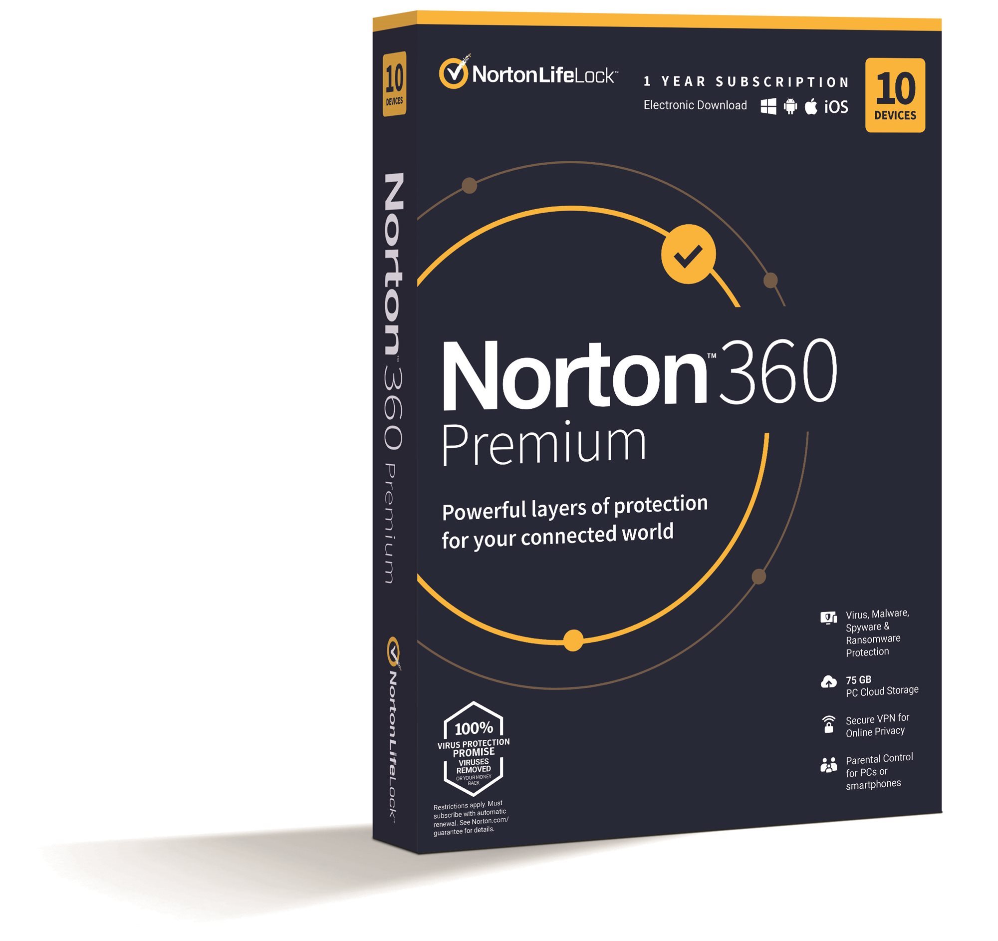 Internet Security Norton 360 Premium 75GB