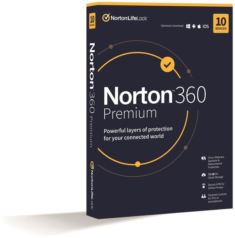 Internet Security Norton 360 Premium 75GB