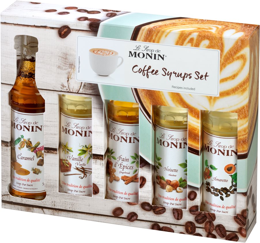 Ízesítő keverék MONIN COFFEE BOX MINI 5 x 0