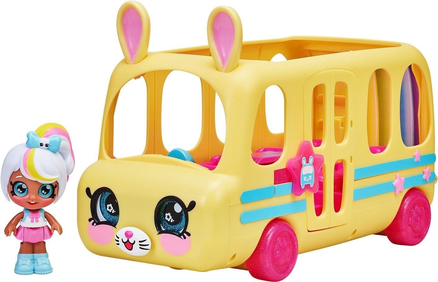 Játékbaba Kindi Kids Mini iskolabusz