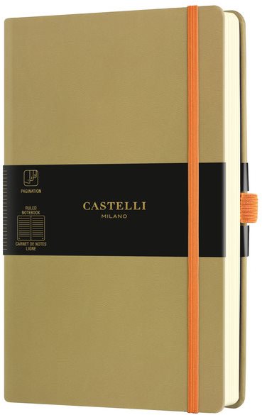 Jegyzetfüzet CASTELLI MILANO Aqua Olive