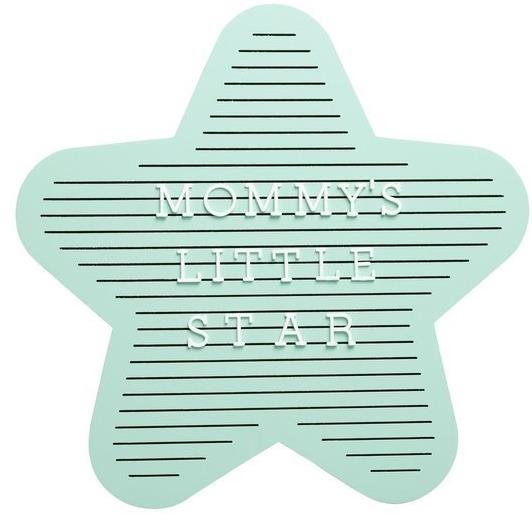 Keret Pearhead letterboard Fából készült betűtábla - csillag
