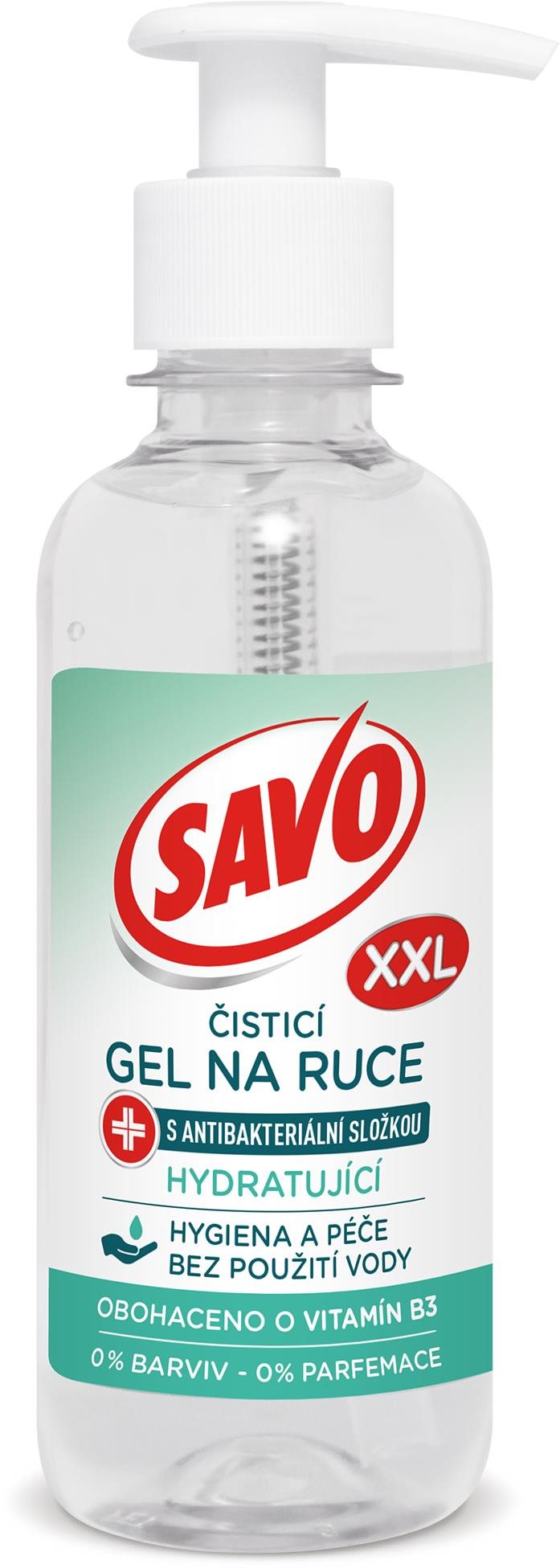 Kézfertőtlenítő gél SAVO Kéztisztító gél antibakteriális és hidratáló összetevővel