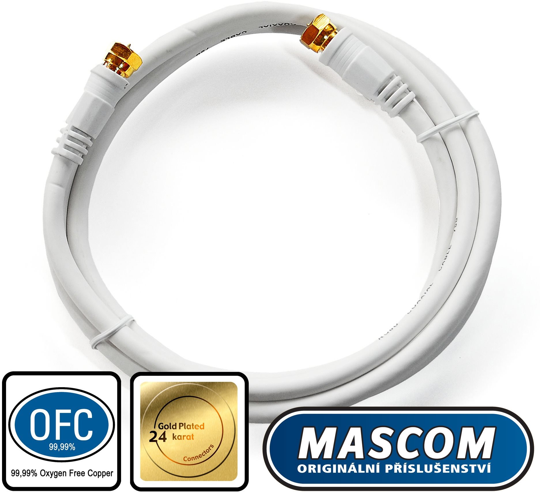 Koax kábel Mascom koaxiális kábel 7676-015W