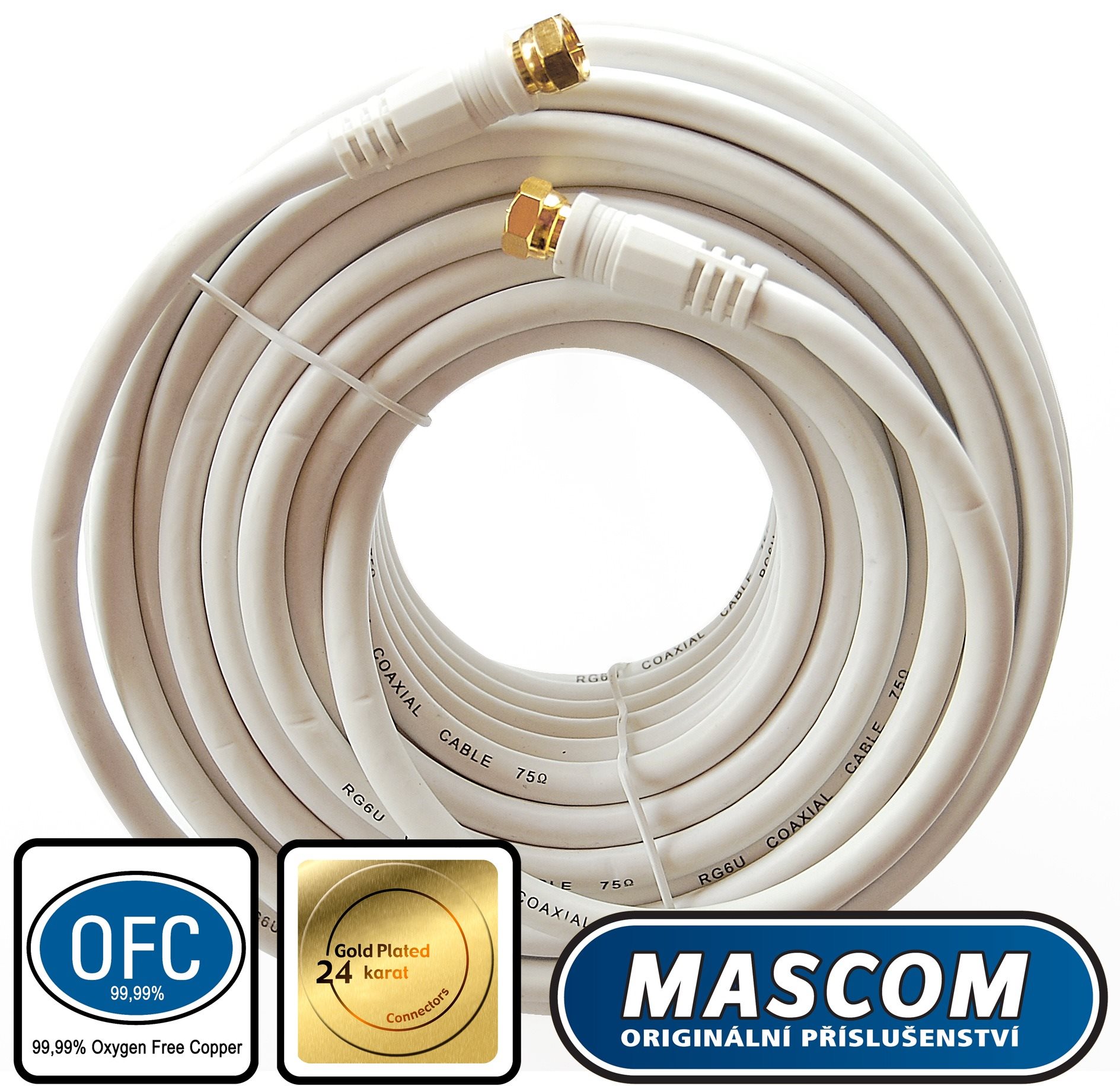 Koax kábel Mascom koaxiális kábel 7676-150W