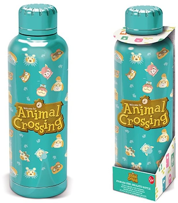 Kulacs Animal Crossing - rozsdamentes acél ivópalack