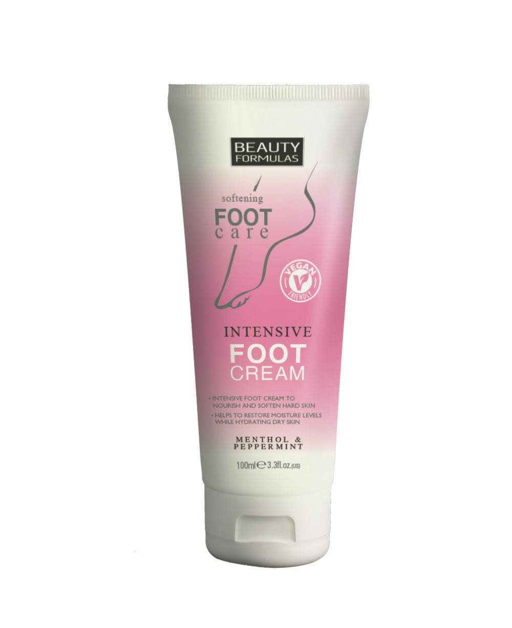 Lábkrém BEAUTY FORMULAS Intensive foot cream 100 ml