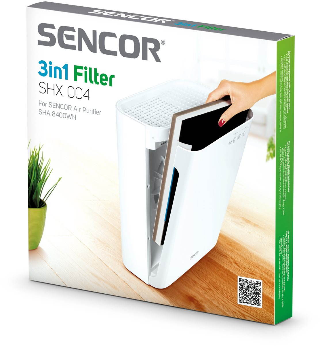 Légtisztító szűrőbetét Sencor SHX 004