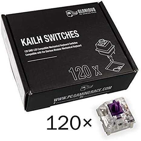 Mechanikus kapcsoló Glorious PC Gaming Race Kailh Pro Purple Switches 120