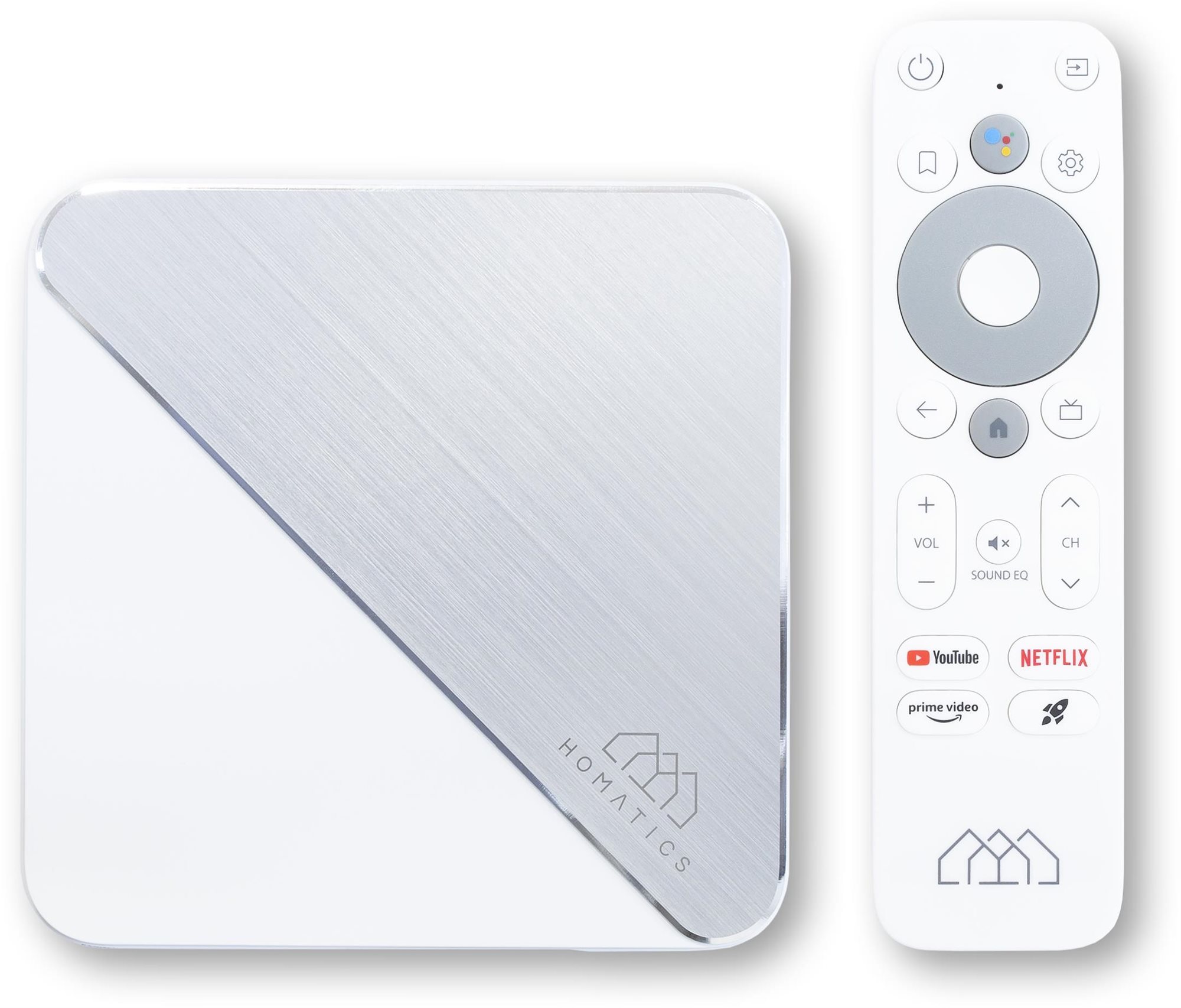 Médialejátszó Homatics Box R Plus Android TV - 4K UHD multimédia lejátszó