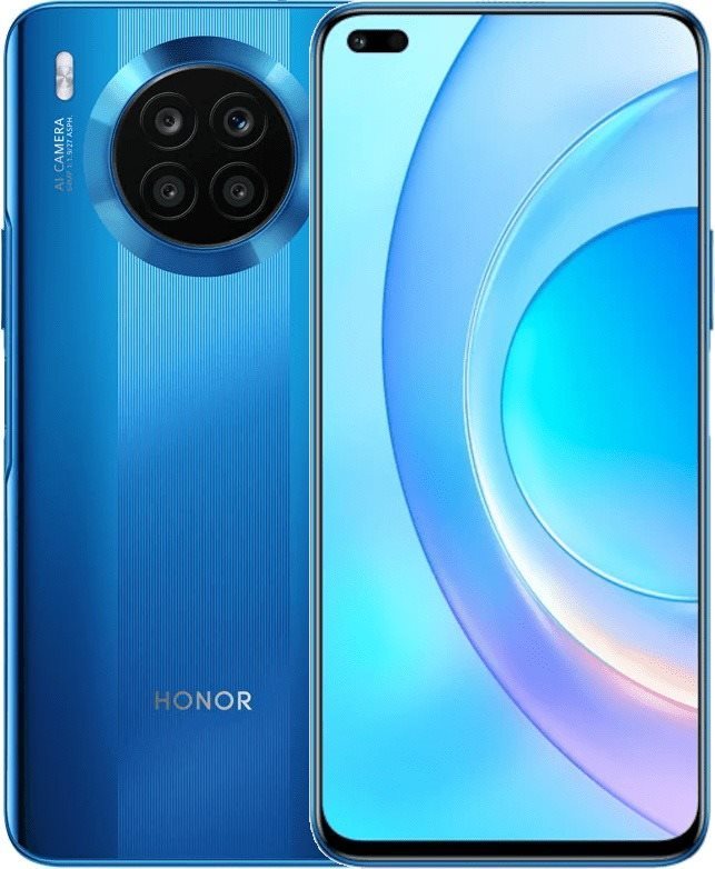 Mobiltelefon Honor 50 Lite kék