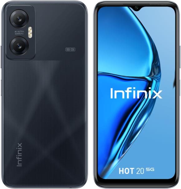 Mobiltelefon Infinix Hot 20 5G 4 GB/128 fekete