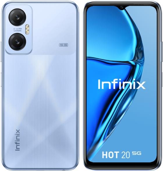 Mobiltelefon Infinix Hot 20 5G 4 GB/128 kék