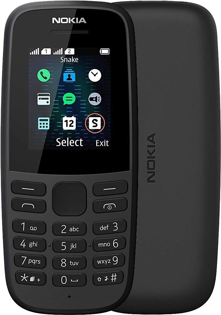 Mobiltelefon Nokia 105 (2019) fekete Dual SIM