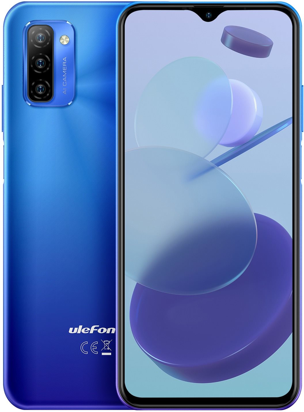 Mobiltelefon UleFone Note 12P kék