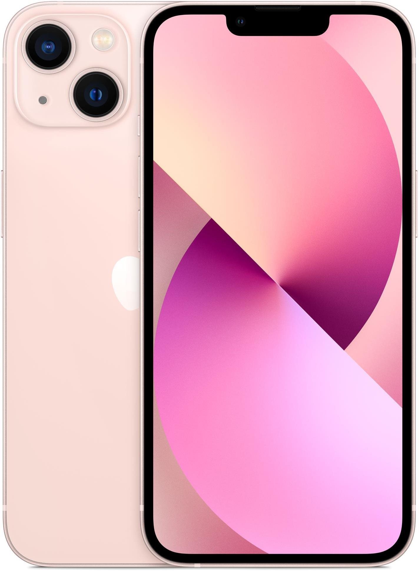Mobiltelefon iPhone 13 128 GB rózsaszín
