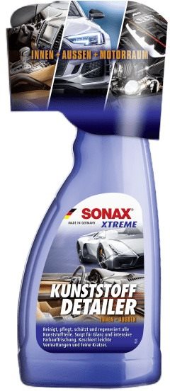 Műanyag felújító SONAX XTREME Detailer Cleaner tisztítószer a belső és külső műanyag alkatrészek tisztítására