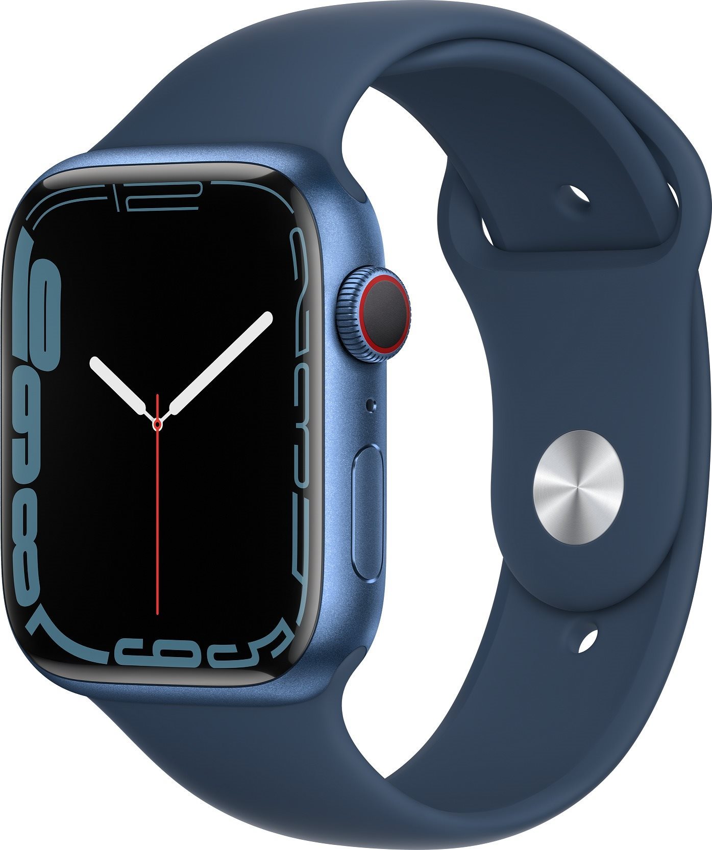 Okosóra Apple Watch Series 7 45mm Cellular Kék alumínium