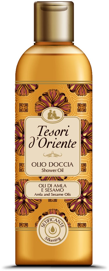 Olajos tusfürdő Tesori d'Oriente Amla and Sesame Oils Shower Oil 250 ml