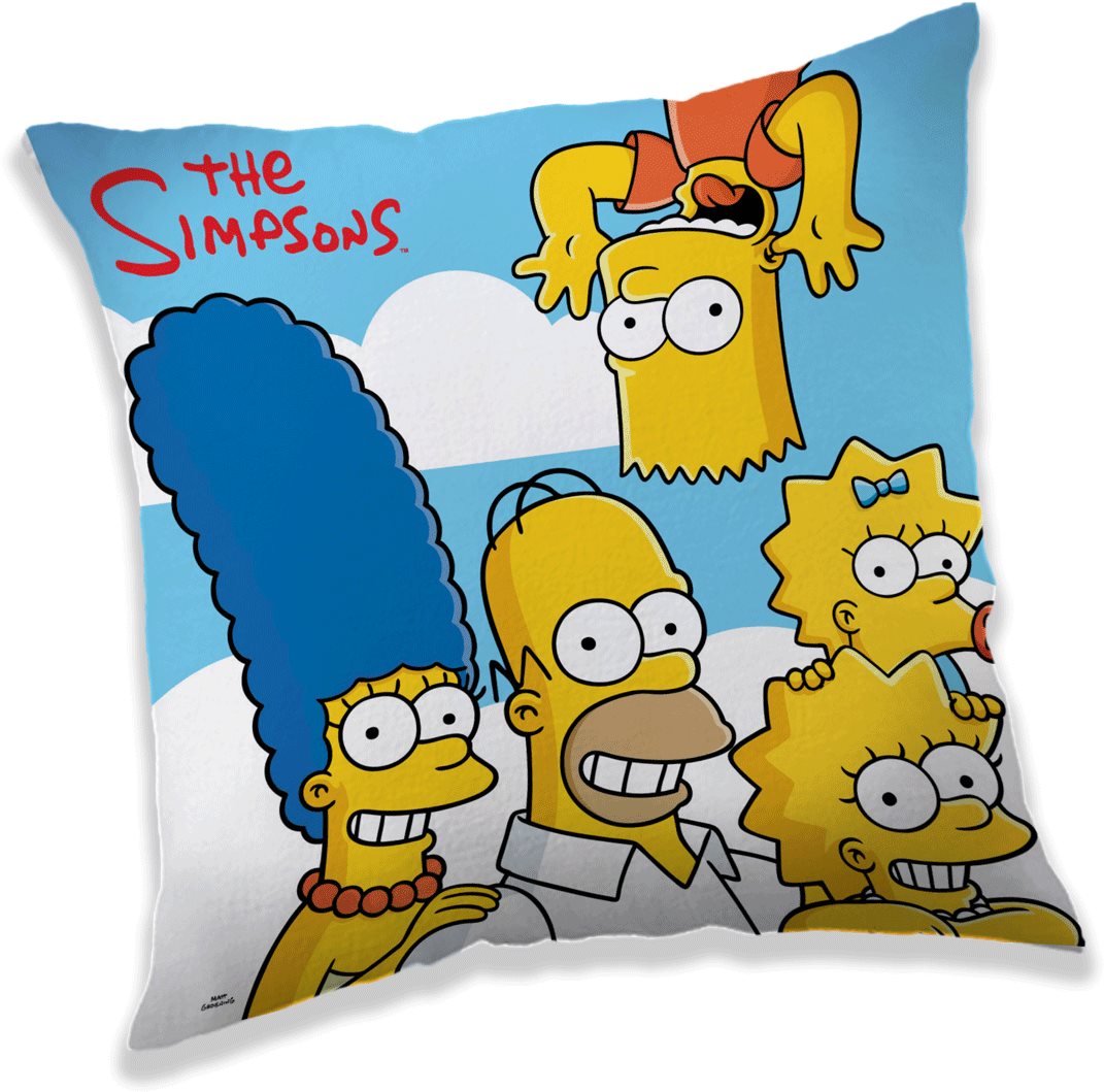 Párna Jerry Fabrics Párna - A Simpsons család - Felhők