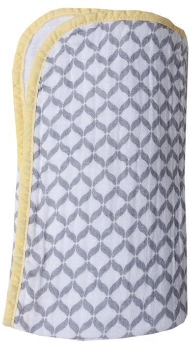Pléd MOTHERHOOD Pamut muszlin takaró Pre-Washed Grey Classics 95x110 cm