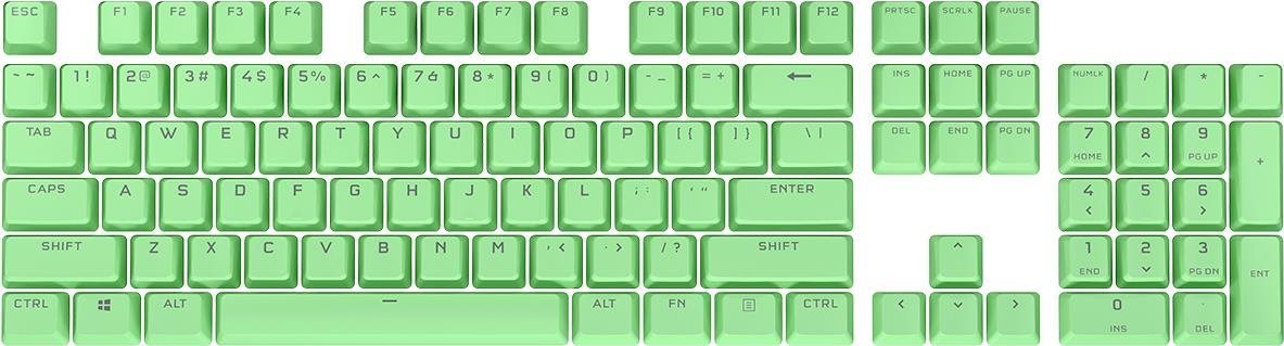 Pótbillentyű Corsair PBT Double-shot Pro Keycaps Mint Green