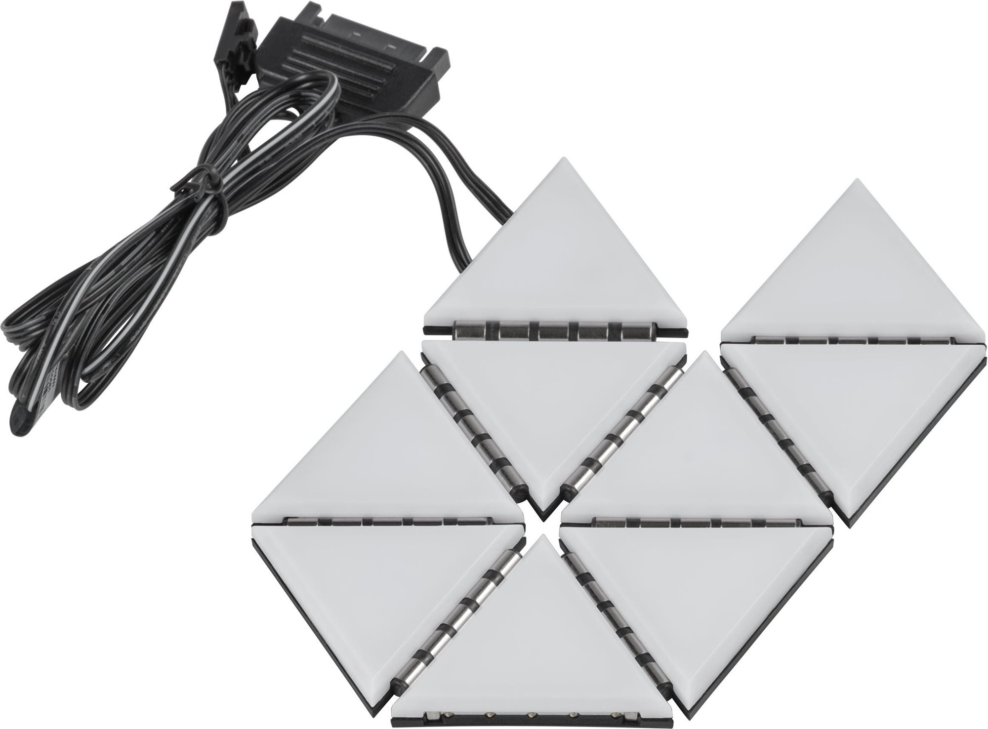 RGB tartozék Corsair iCUE LC100 Smart Case Lighting Triangles Expansion Kit