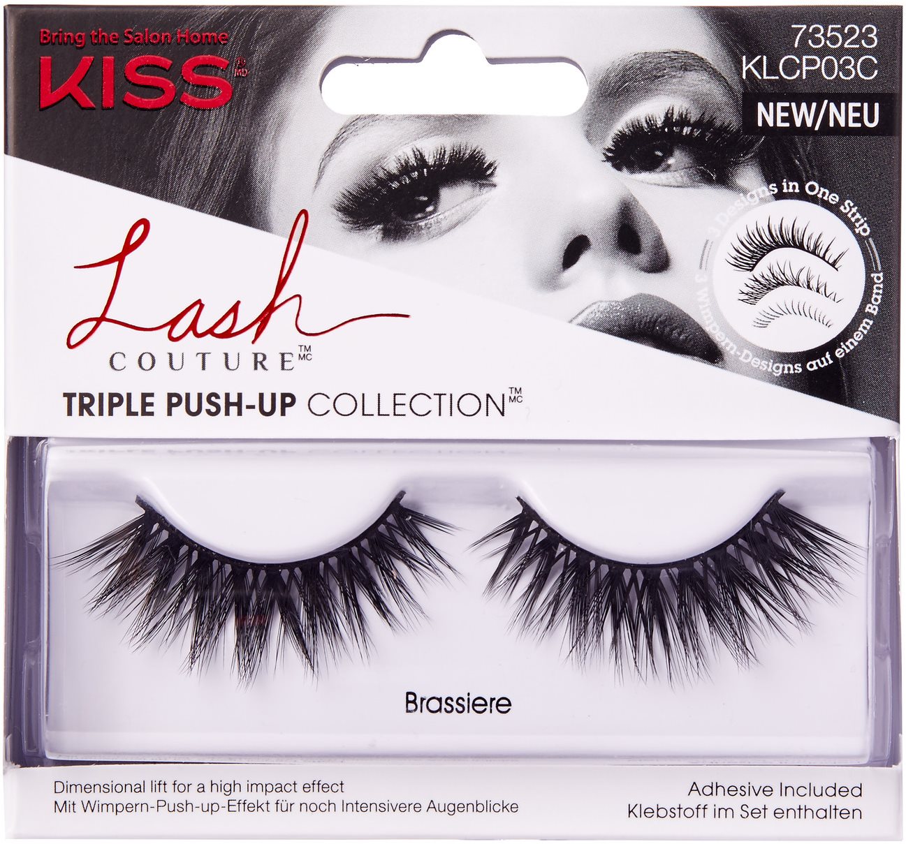 Ragasztható műszempilla KISS Lash Couture Triple Push up collection – Brassiere