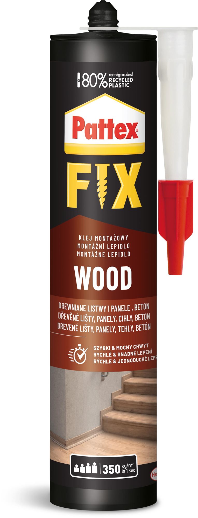 Ragasztó PATTEX FIX Wood (fa) 385 g
