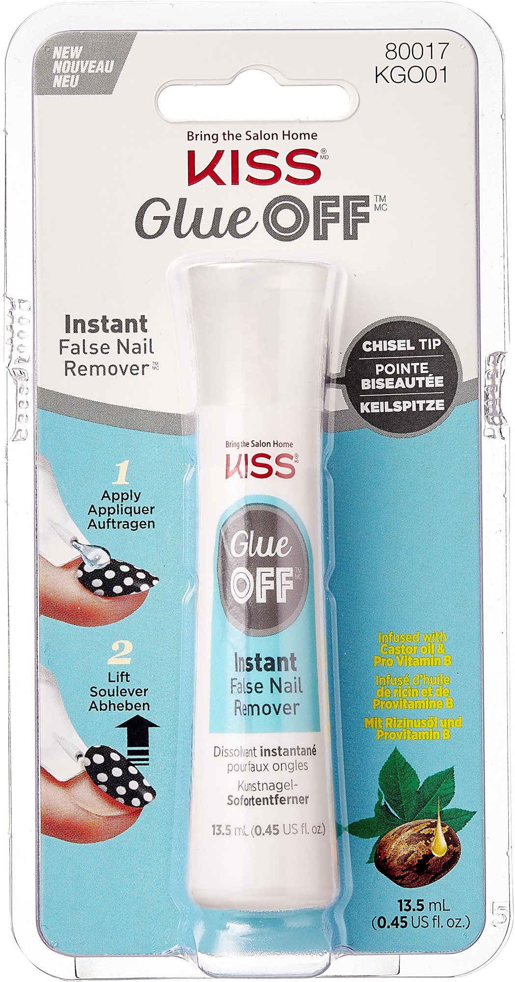 Ragasztó-eltávolító KISS Glue Off False Nail Remover