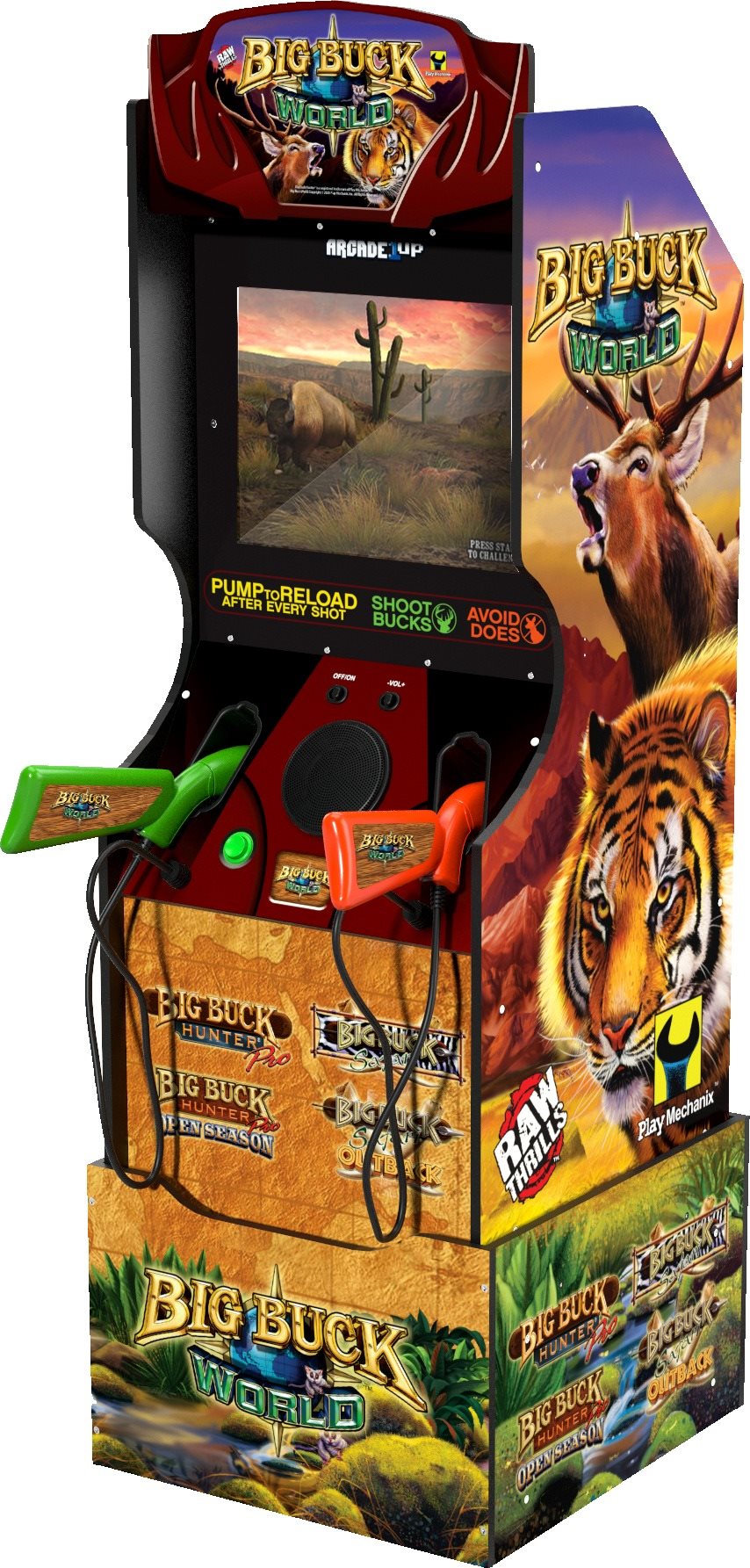 Retro játékkonzol Arcade1up Big Buck World