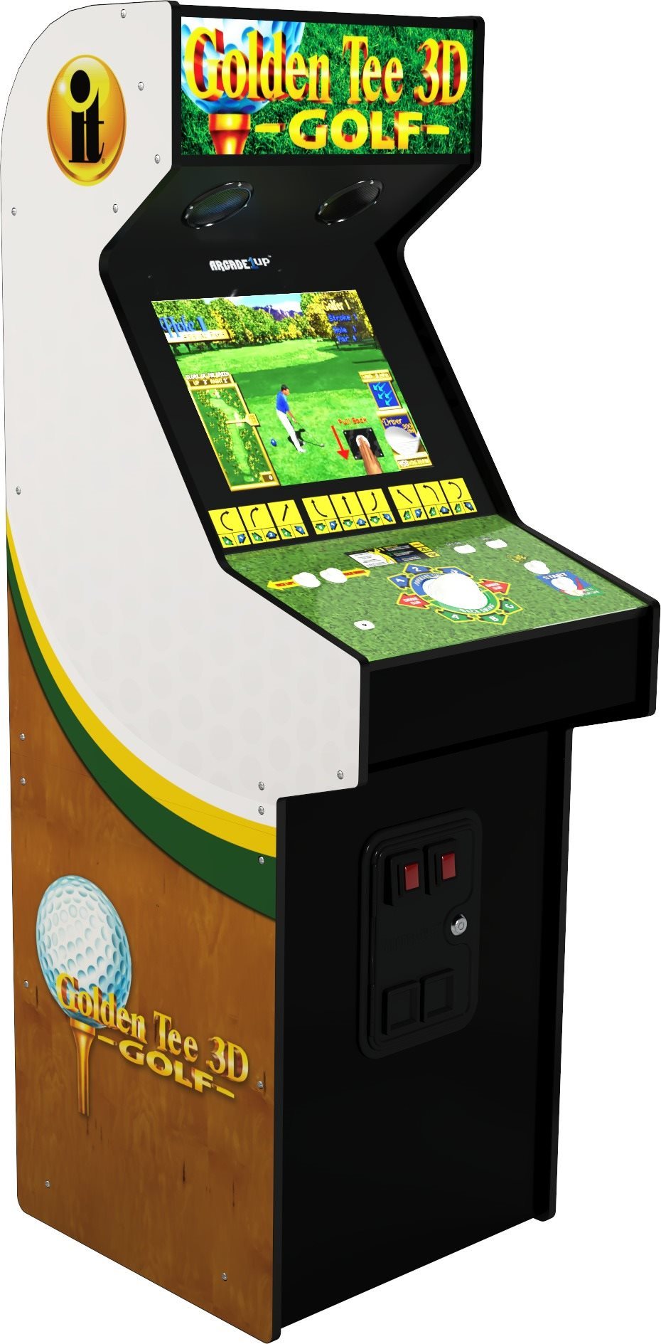 Retro játékkonzol Arcade1up Golden Tee 3D