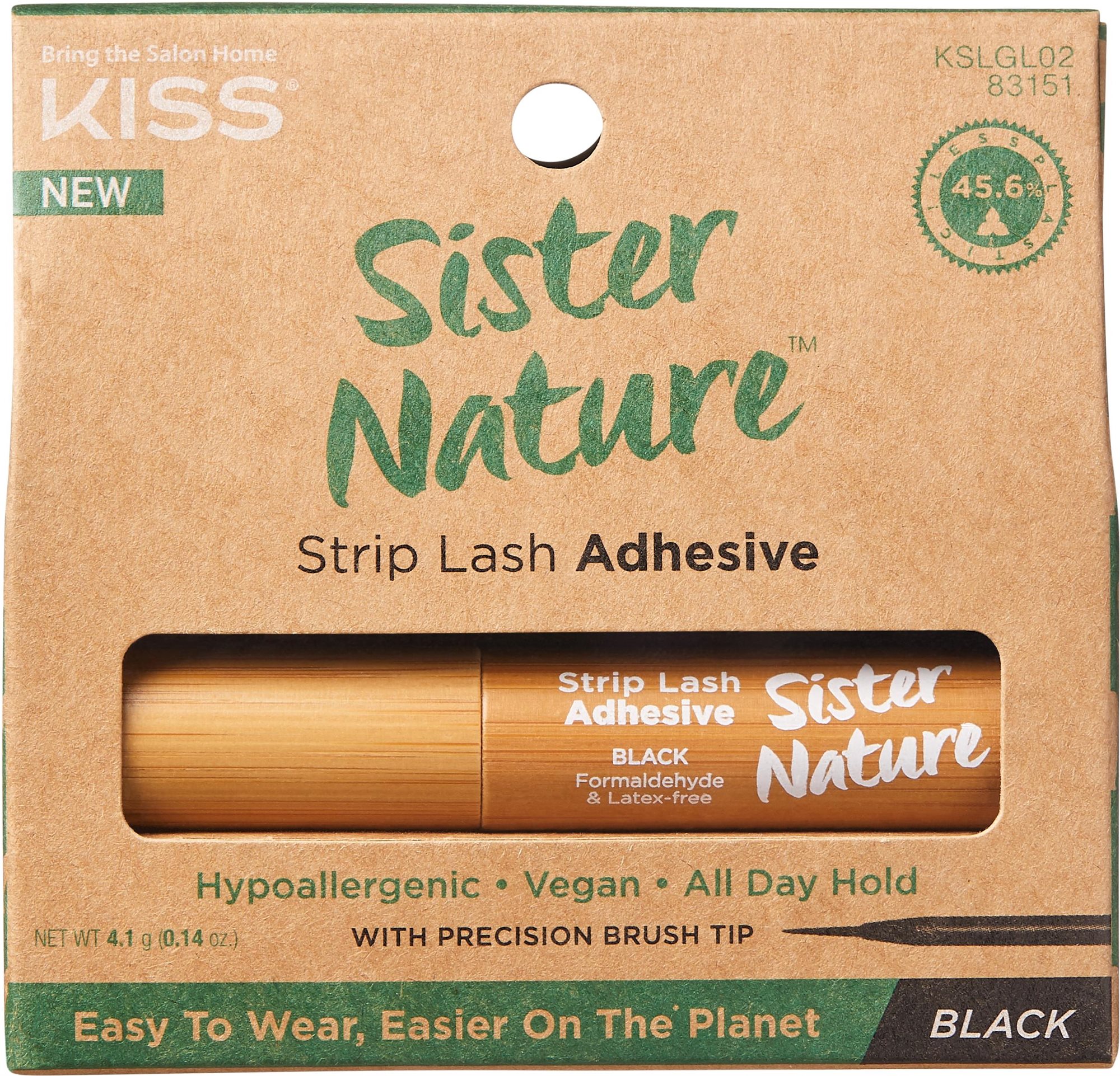 Szempilla ragasztó KISS Sister Nature Glue - Black