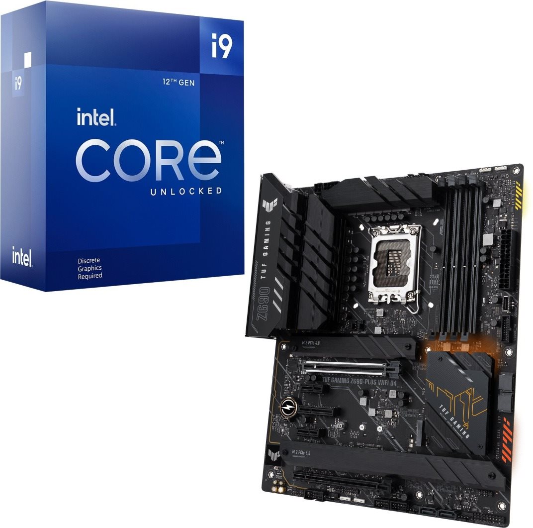 Szett Intel Core i9-12900KF + ASUS TUF GAMING Z690-PLUS WIFI D4