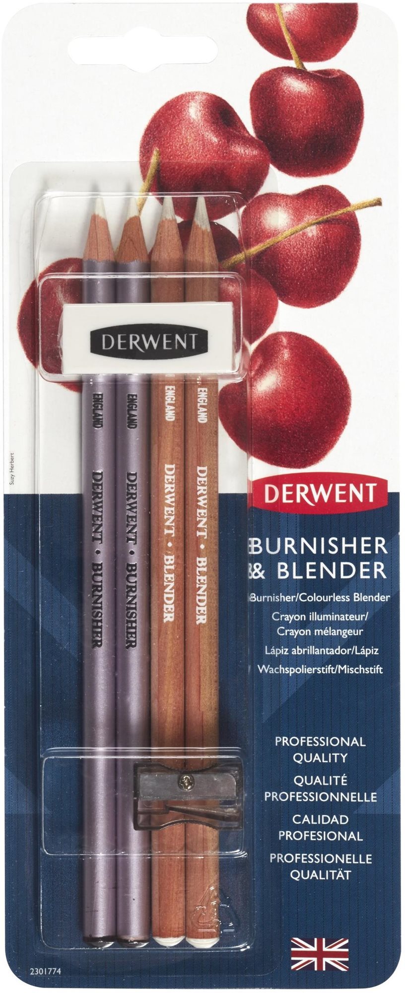 Színes ceruza DERWENT Blender & Burnisher Blister 6 Pack